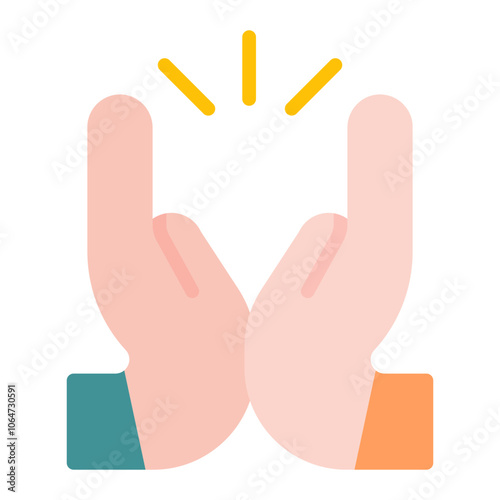 High Five icon vector image. Can be used for Friendship.