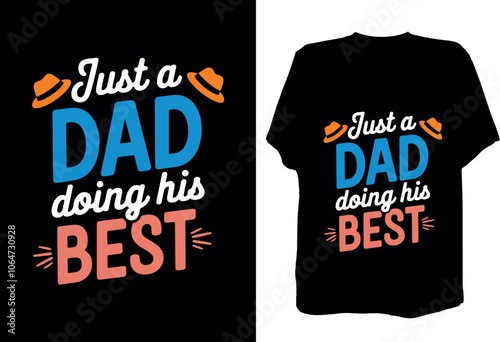 Dad Lover T-shirt Design Vector  Print of Demand