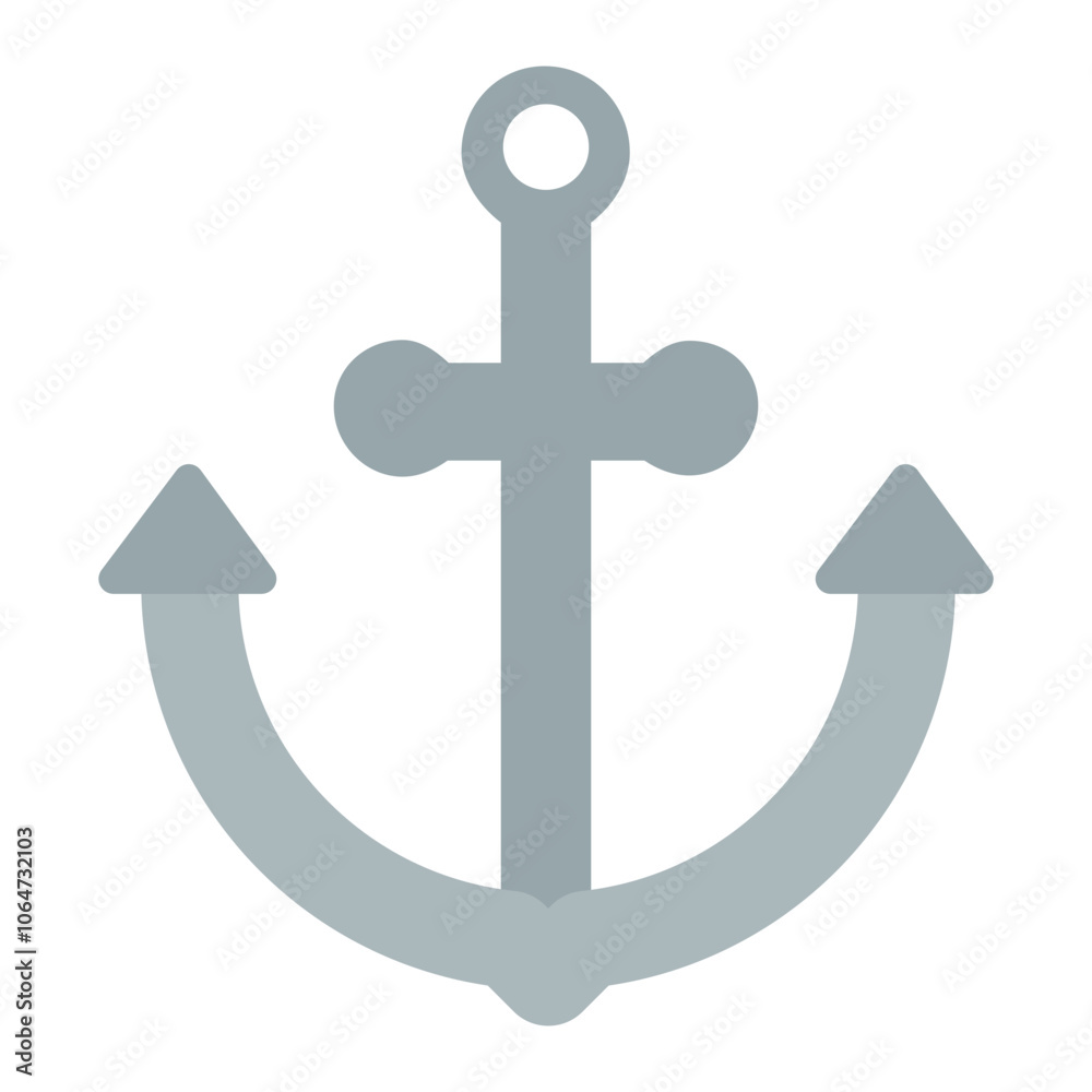 Anchor icon vector image. Can be used for Ocean. Anchor icon vector image. Can be used for Ocean.