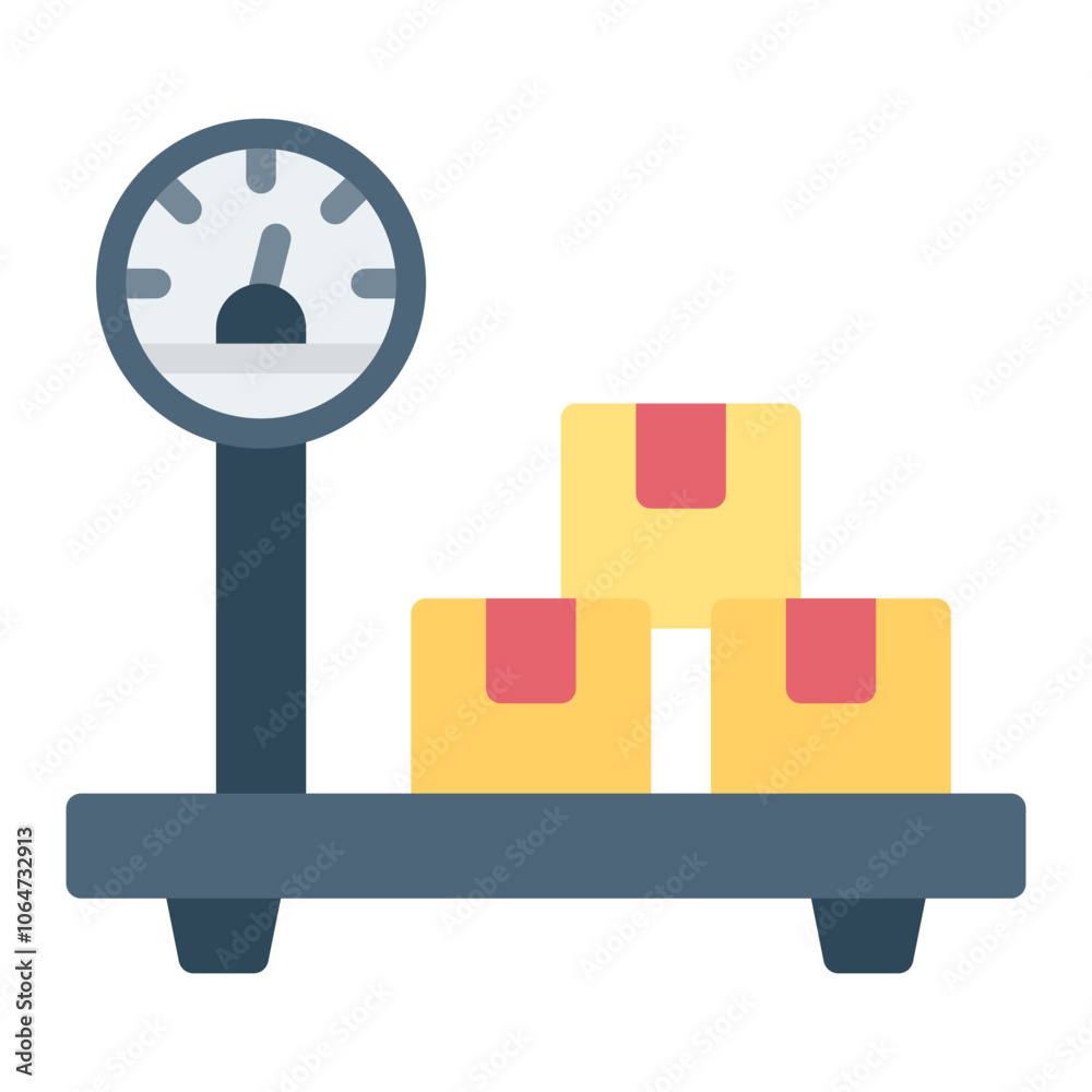 Weighing icon vector image. Can be used for Warehouse. Weighing icon vector image. Can be used for Warehouse.