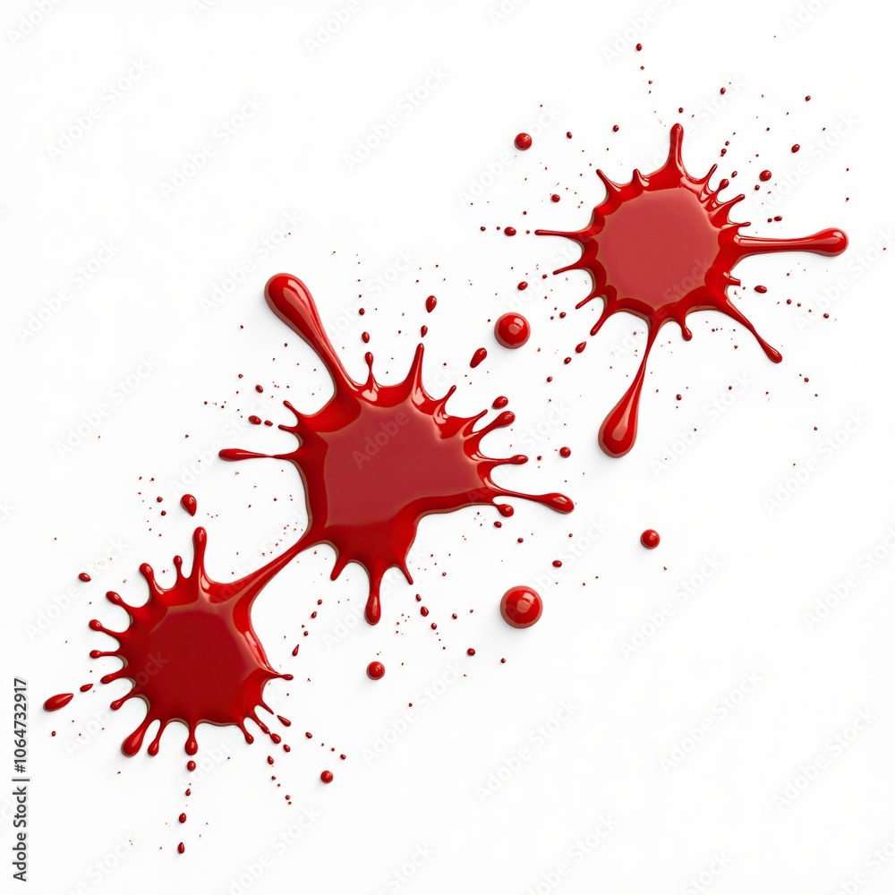 red ink blot red ink blot