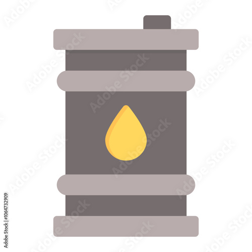Crude Oil icon vector image. Can be used for Warehouse.