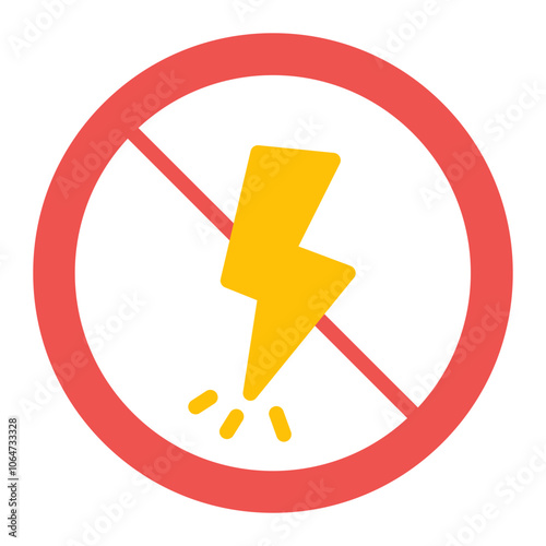Antistatic icon vector image. Can be used for Fabric Features.