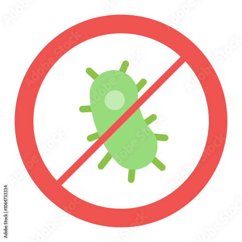Antibacterial Fabric icon vector image. Can be used for Fabric Features.