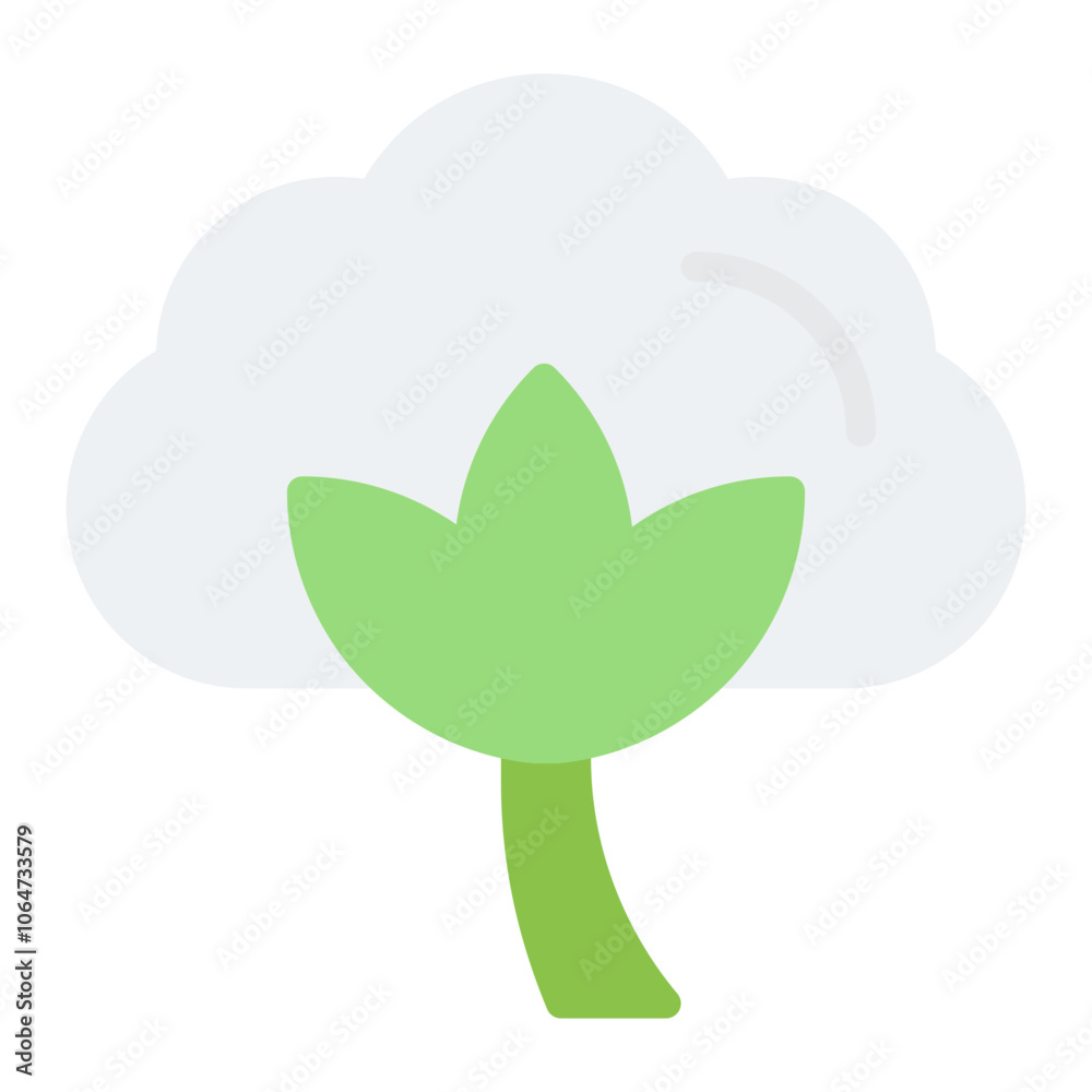 Cotton icon vector image. Can be used for Fabric Features. Cotton icon vector image. Can be used for Fabric Features.