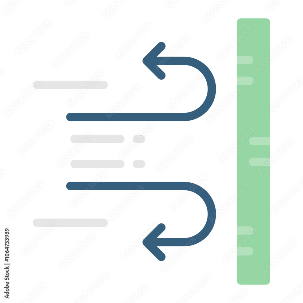 Windproof Fabric icon vector image. Can be used for Fabric Features. Windproof Fabric icon vector image. Can be used for Fabric Features.