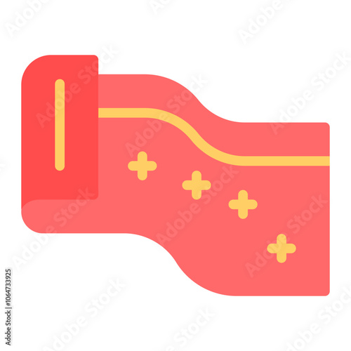 Silk icon vector image. Can be used for Fabric Features.
