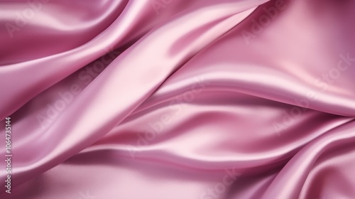 Close up of silk fabric with a supple, glossy texture and a delicate, sophisticated appearance