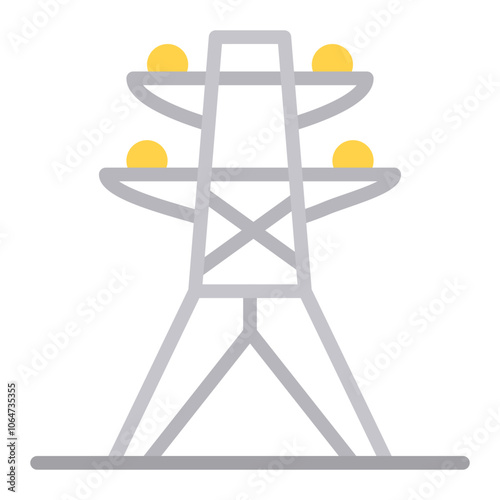 Electricity icon vector image. Can be used for Manufacturing.
