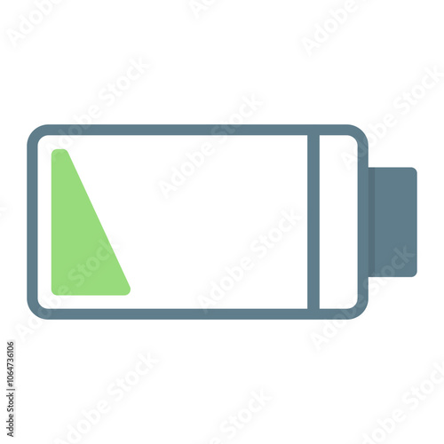 Low Battery icon vector image. Can be used for Battery and Power.