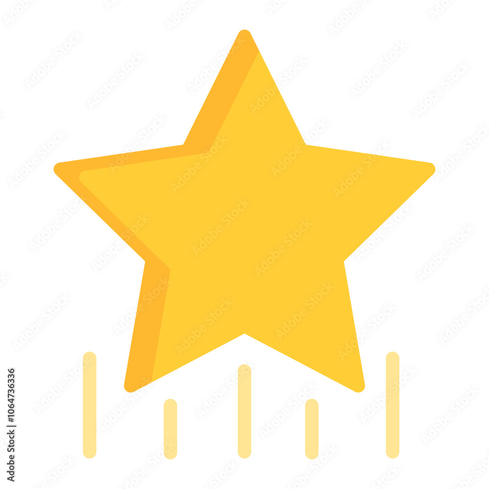 Obraz premium Star icon vector image. Can be used for Battery and Power.