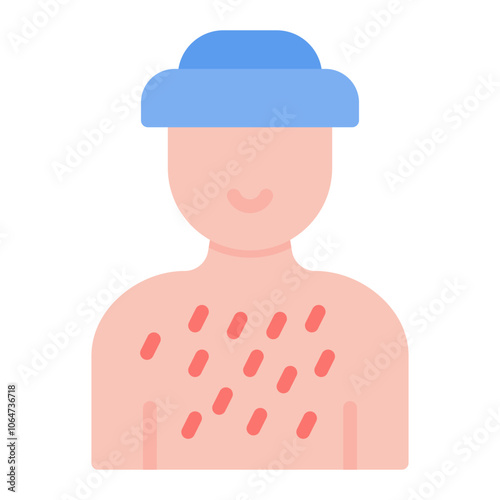 Rash icon vector image. Can be used for Shoemaker.