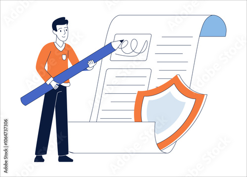 Digital signature and data protection and user engagement in digital marketing