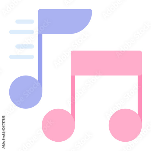 Music icon vector image. Can be used for Art and Craft Supplies.