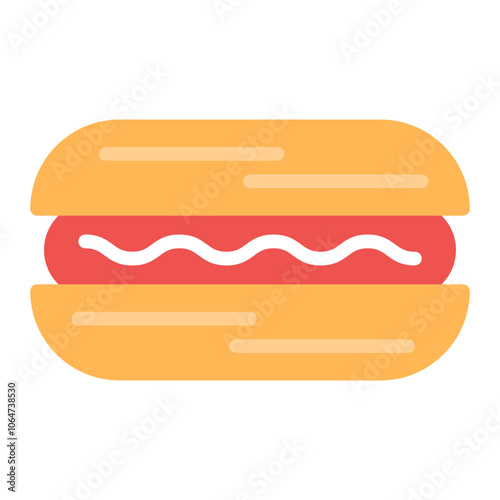 Hot Dog icon vector image. Can be used for Oktoberfest.