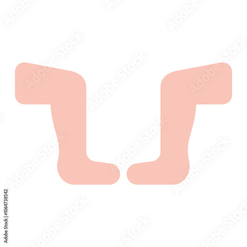 Leg icon vector image. Can be used for Oktoberfest.