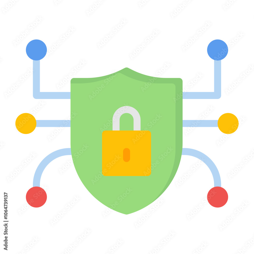 Cyber Security icon vector image. Can be used for Biometrics. Cyber Security icon vector image. Can be used for Biometrics.