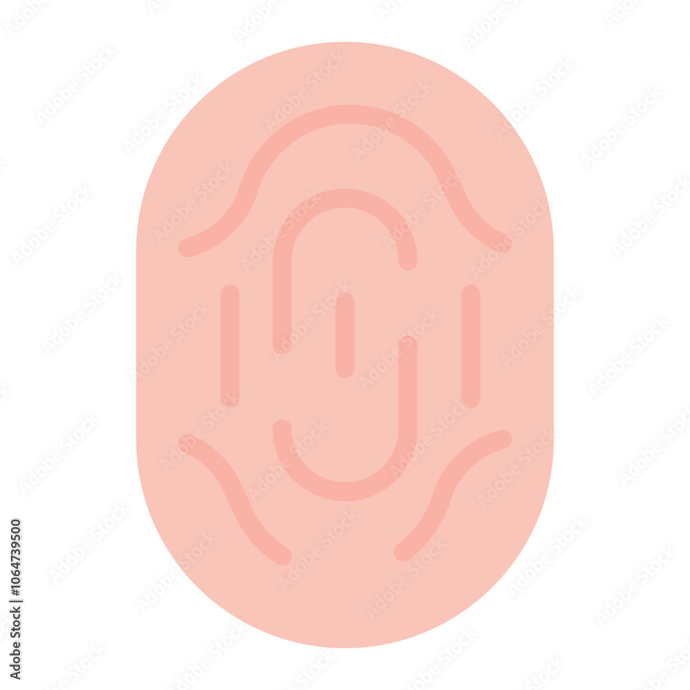 Thumb Print icon vector image. Can be used for Biometrics. Thumb Print icon vector image. Can be used for Biometrics.