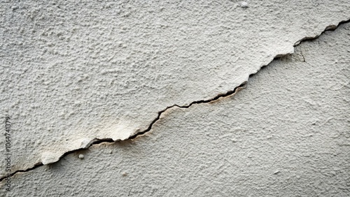 Close-up view of a textured crack wall in cement , cracked, rough, abstract, surface, background, weathered, old, grunge, decay