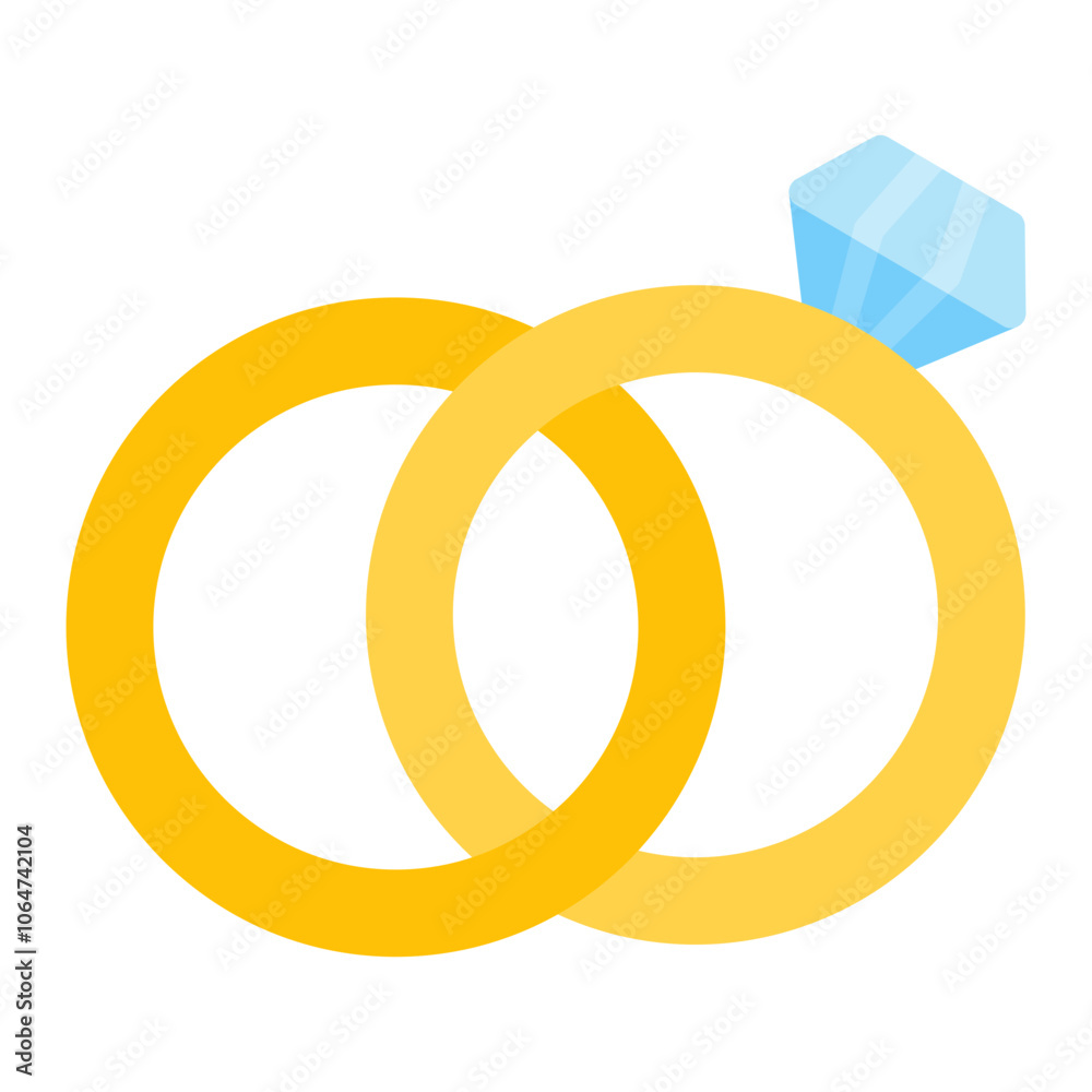 Diamond Ring icon vector image. Can be used for Luxury. Diamond Ring icon vector image. Can be used for Luxury.