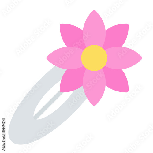 Hair Pin icon vector image. Can be used for Luxury.