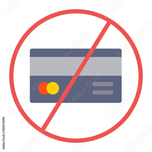 Account Restriction icon vector image. Can be used for Casino.