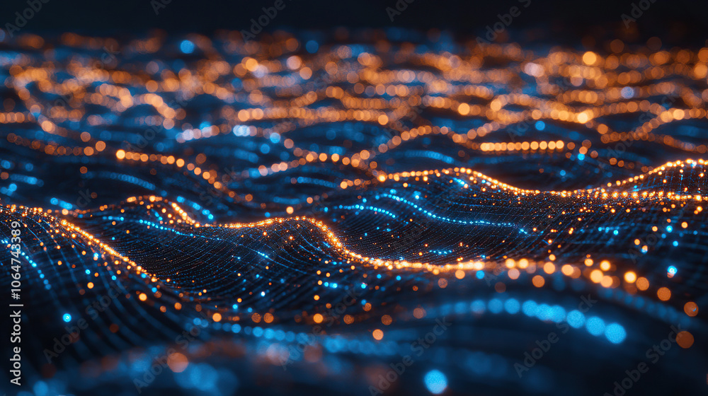 Artificial Intelligence and Data Transfer Visualization in 3D Artificial Intelligence and Data Transfer Visualization in 3D