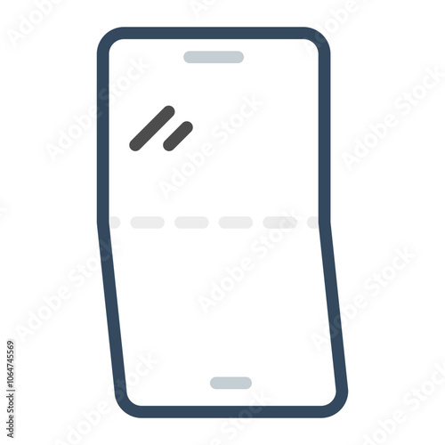 Folding Screen icon vector image. Can be used for Retro.