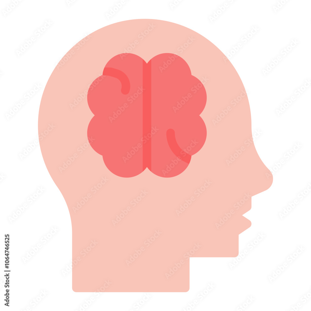 Neuropsychology icon vector image. Can be used for Psychology. Neuropsychology icon vector image. Can be used for Psychology.
