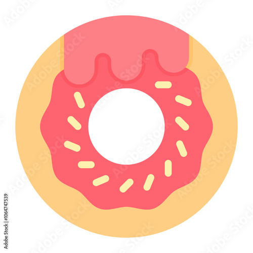 Donuts icon vector image. Can be used for Nutrition.