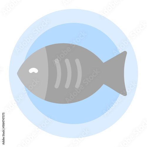 Fish icon vector image. Can be used for Nutrition.