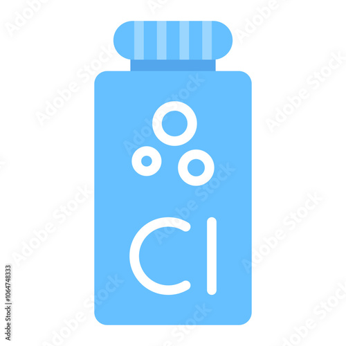 Bleach icon vector image. Can be used for Laundry.