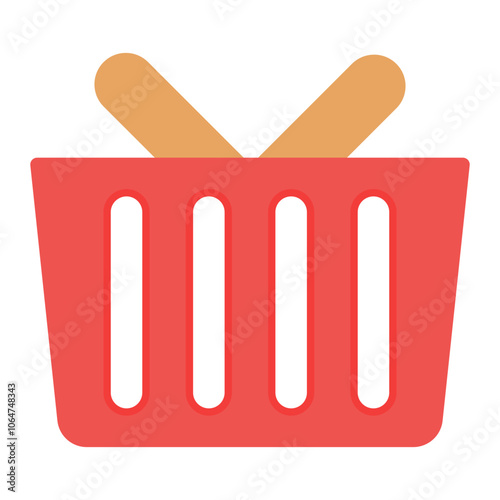 Basket icon vector image. Can be used for Laundry.