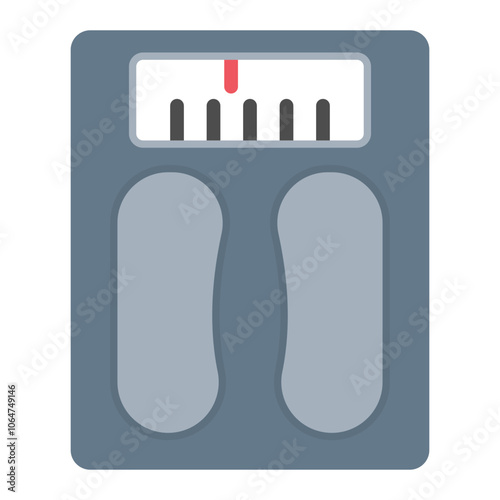 Weighting Machine icon vector image. Can be used for Laundry.