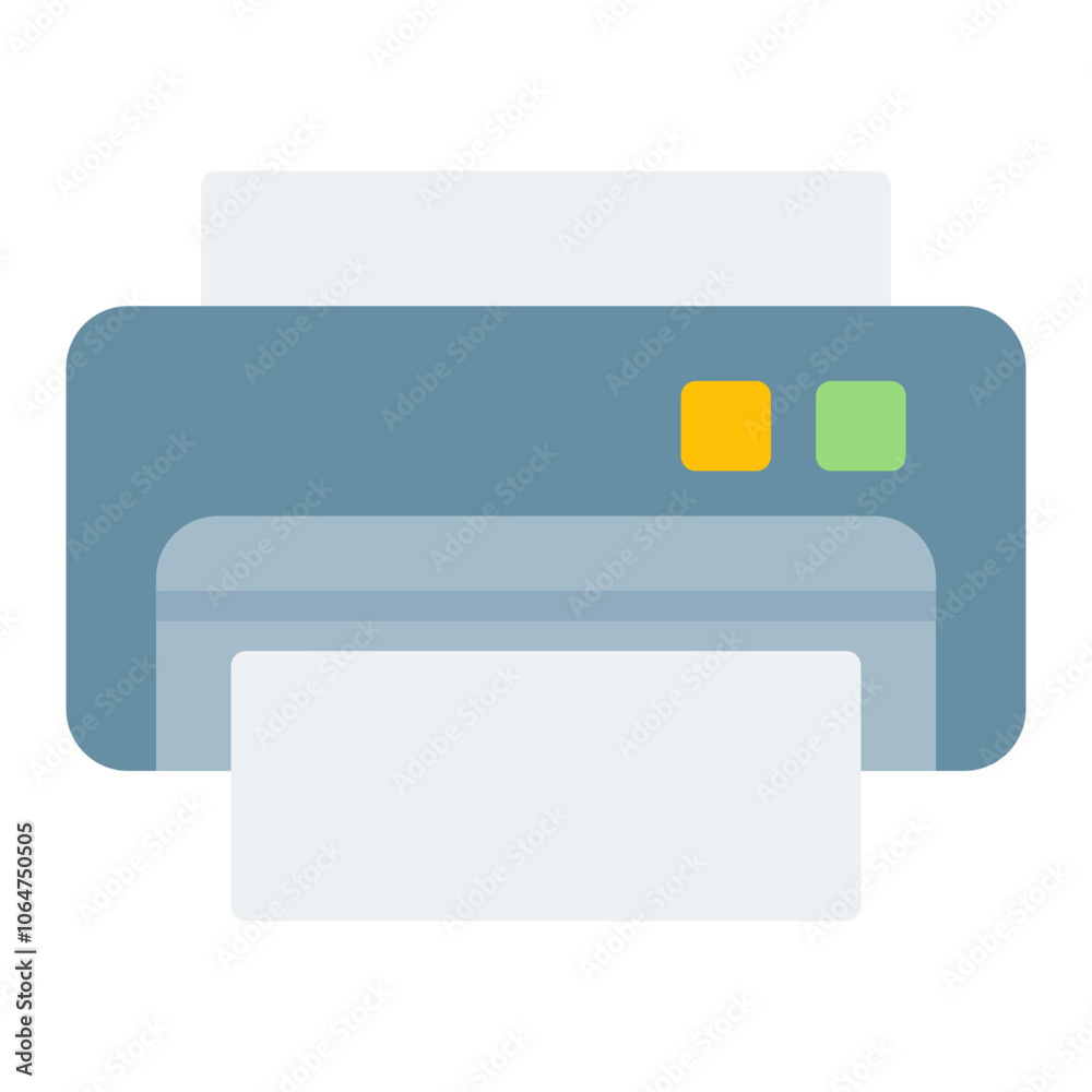 Printer icon vector image. Can be used for Printing. Printer icon vector image. Can be used for Printing.