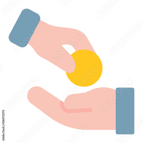 Alms icon vector image. Can be used for Homeless.