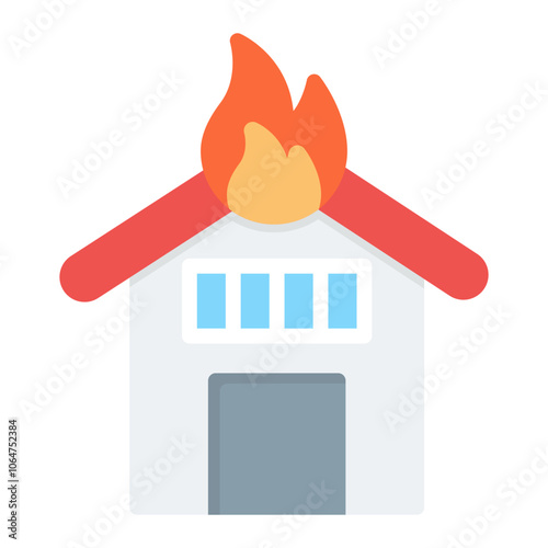 Fire icon vector image. Can be used for Homeless.