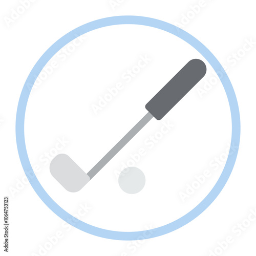 Golf icon vector image. Can be used for Golf.