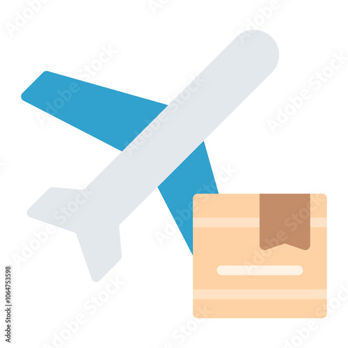 Cargo Aircraft icon vector image. Can be used for Supply Chain. photo