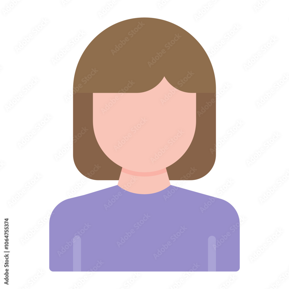 Girl icon vector image. Can be used for Child Adoption. Girl icon vector image. Can be used for Child Adoption.