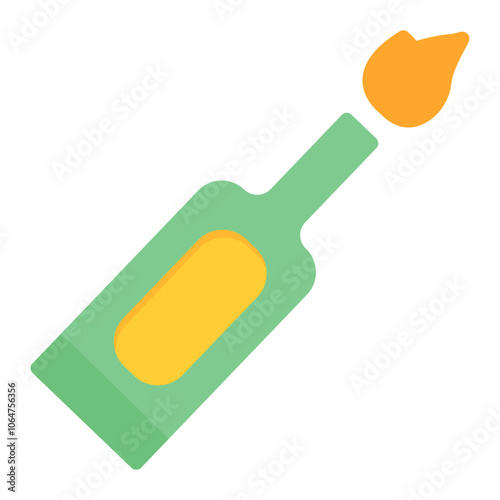 Molotov icon vector image. Can be used for Shooting.