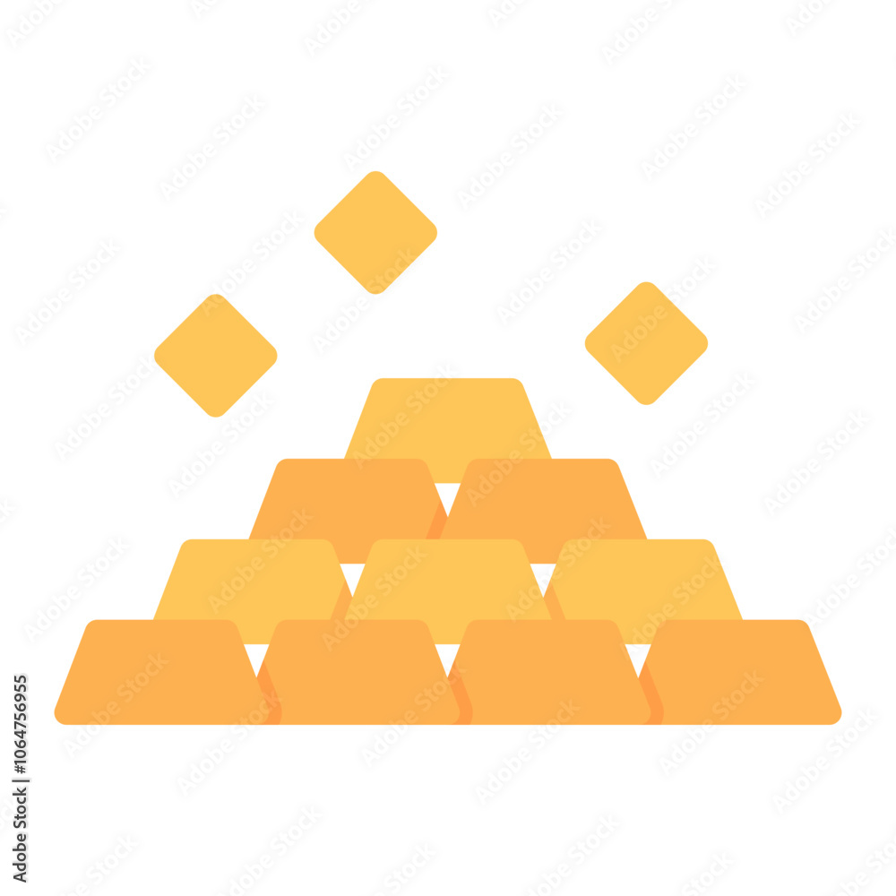 Gold icon vector image. Can be used for Fairytale. Gold icon vector image. Can be used for Fairytale.