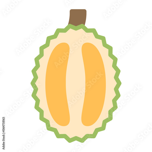 Durain icon vector image. Can be used for Rainforest.