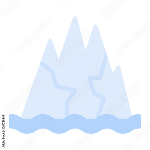 Ice Caps icon vector image. Can be used for Rainforest.