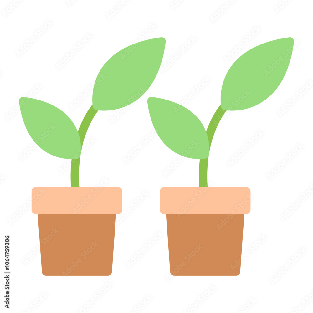 Plants icon vector image. Can be used for Global Warming. Plants icon vector image. Can be used for Global Warming.