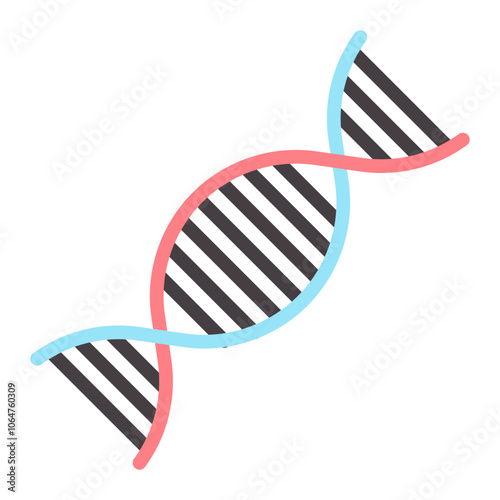 DNA icon vector image. Can be used for Nursing.