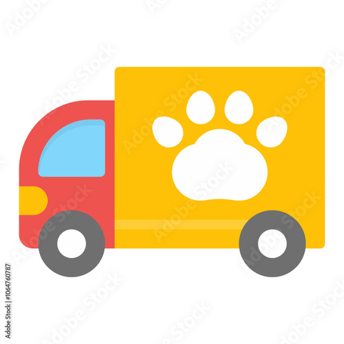 Animal Control icon vector image. Can be used for Public Services.