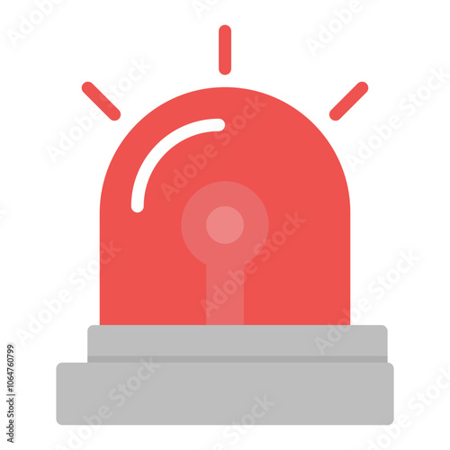 Alarm icon vector image. Can be used for Public Services.