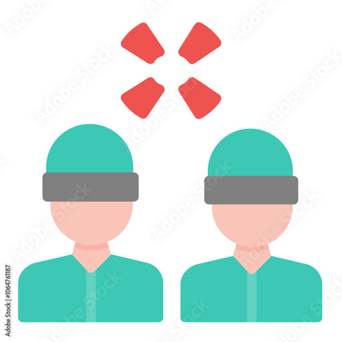 Hazardous Devices icon vector image. Can be used for Public Services.