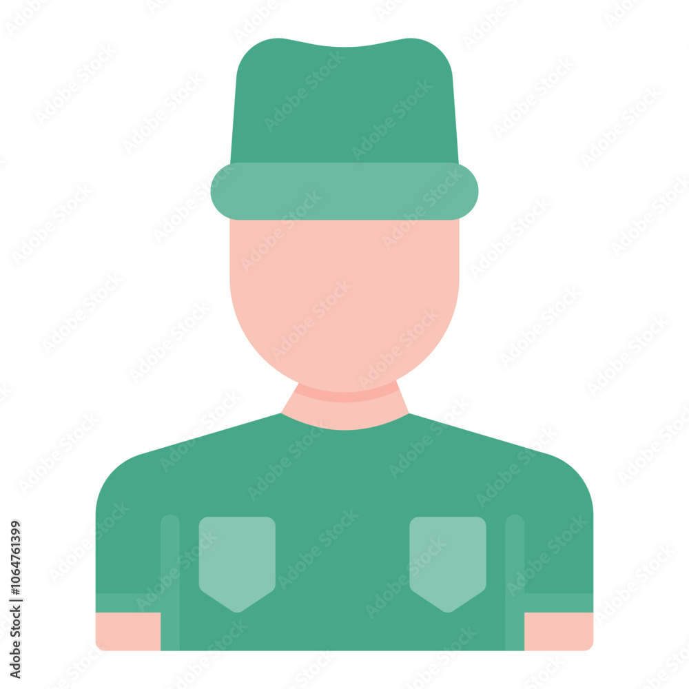 Park Ranger Male icon vector image. Can be used for Public Services. Park Ranger Male icon vector image. Can be used for Public Services.